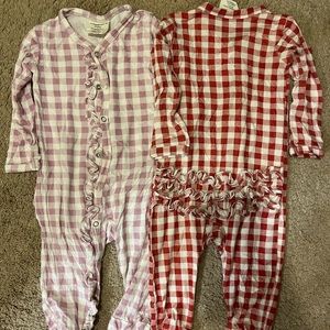 Baby girls 3-6M SPEARMINT onesies